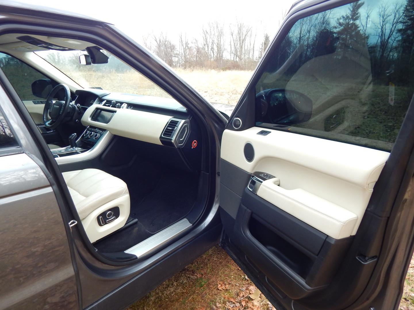 2016 Corris Grey /Ivory Leather Land Rover Range Rover Sport Supercharged Dynamic (SALWR2EF9GA) with an 5.0 liter Supercharged V8 engine, 8 speed auto w/paddle shift transmission, located at 6528 Lower York Road, New Hope, PA, 18938, (215) 862-9555, 40.358707, -74.977882 - Here for sale is a very nice 2016 Land Rover Range Rover Sport Supercharged Dynamic package. Under the hood is a strong running 5.0 liter supercharged V8 putting out 510 HP to the intelligent AWD system via a smooth shifting automatic transmission. Features include; Ivory leather interior, 2 maste - Photo#19